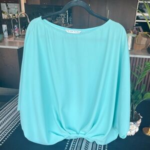 Trina Turk Turquoise Blue Blouse